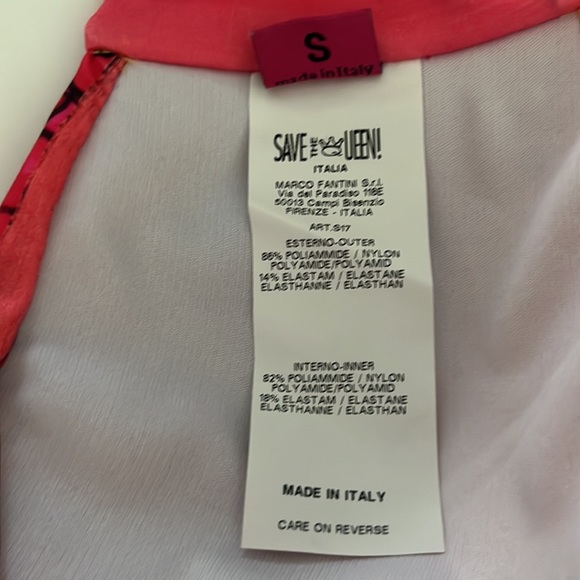 Bikini top Save the Queen size Small - Picture 5 of 5